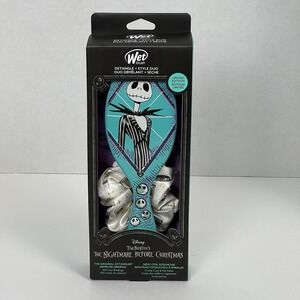 Wet Brush Disney Nightmare Before Christmas Detangler &‎ Scrunchie Duo Jack